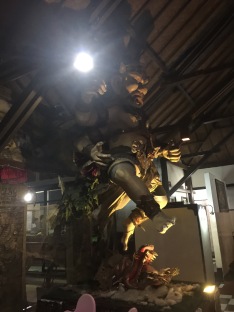 statue in the restaurant